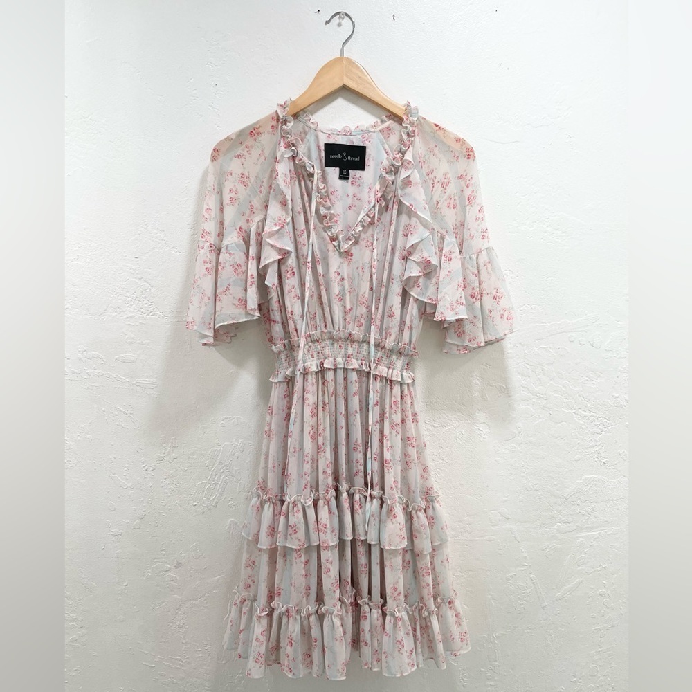 Needle & Thread Molly Blossom Mini Dress Multi - Picture 3 of 7